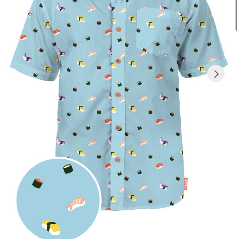 Sushi Button Down